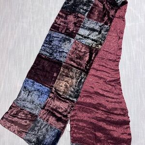 Patchwork Velvet Scarf